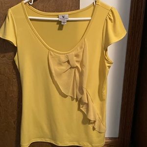 Dressy yellow top